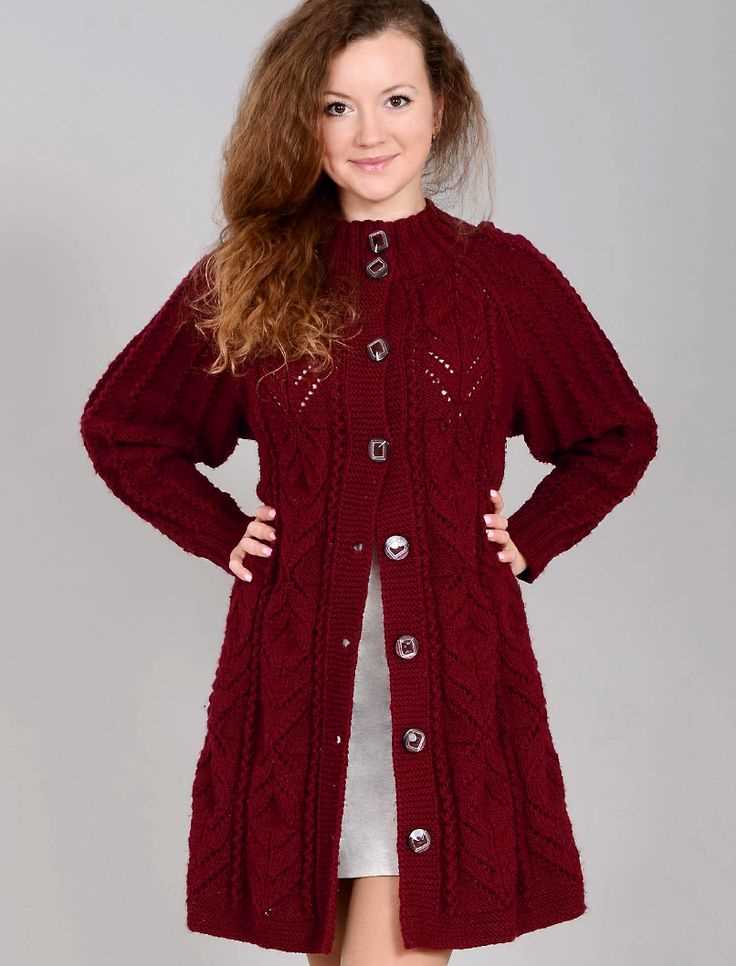 Eyelet cardigan knitting pattern