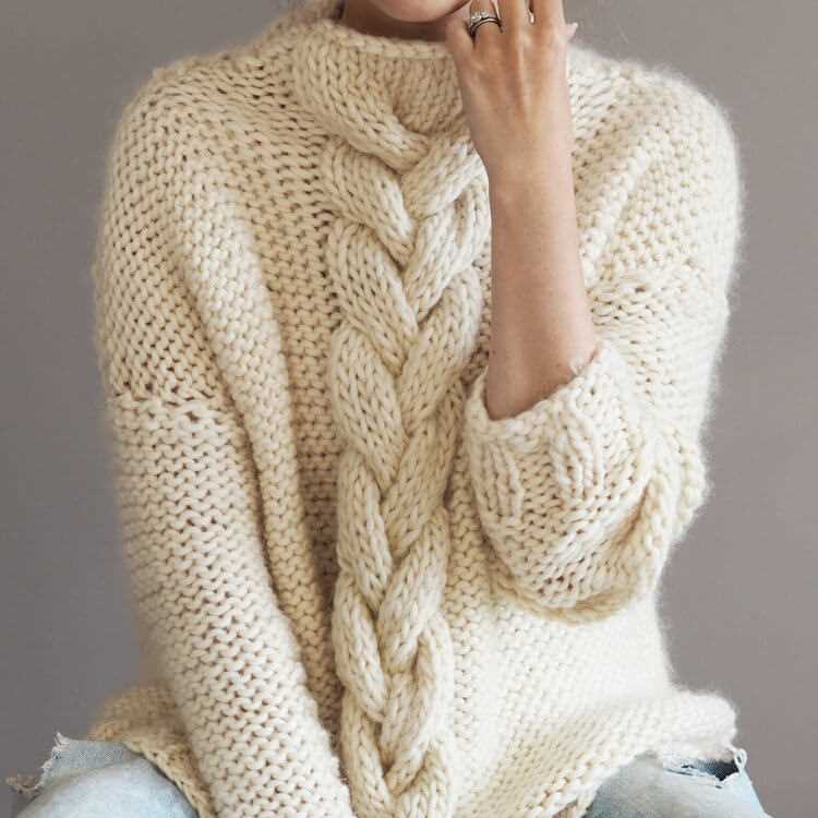 Cable knit jumper pattern free