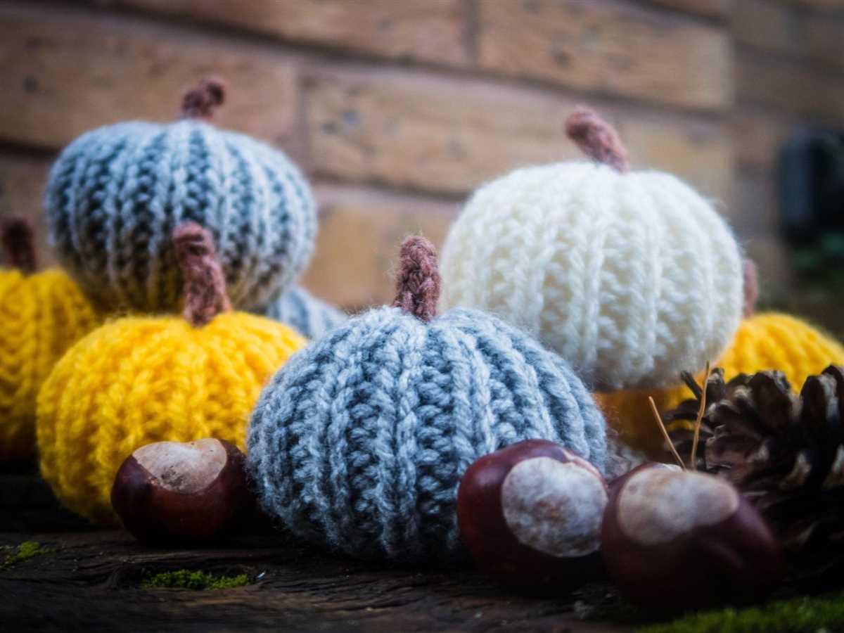 Chunky knit pumpkin pattern free