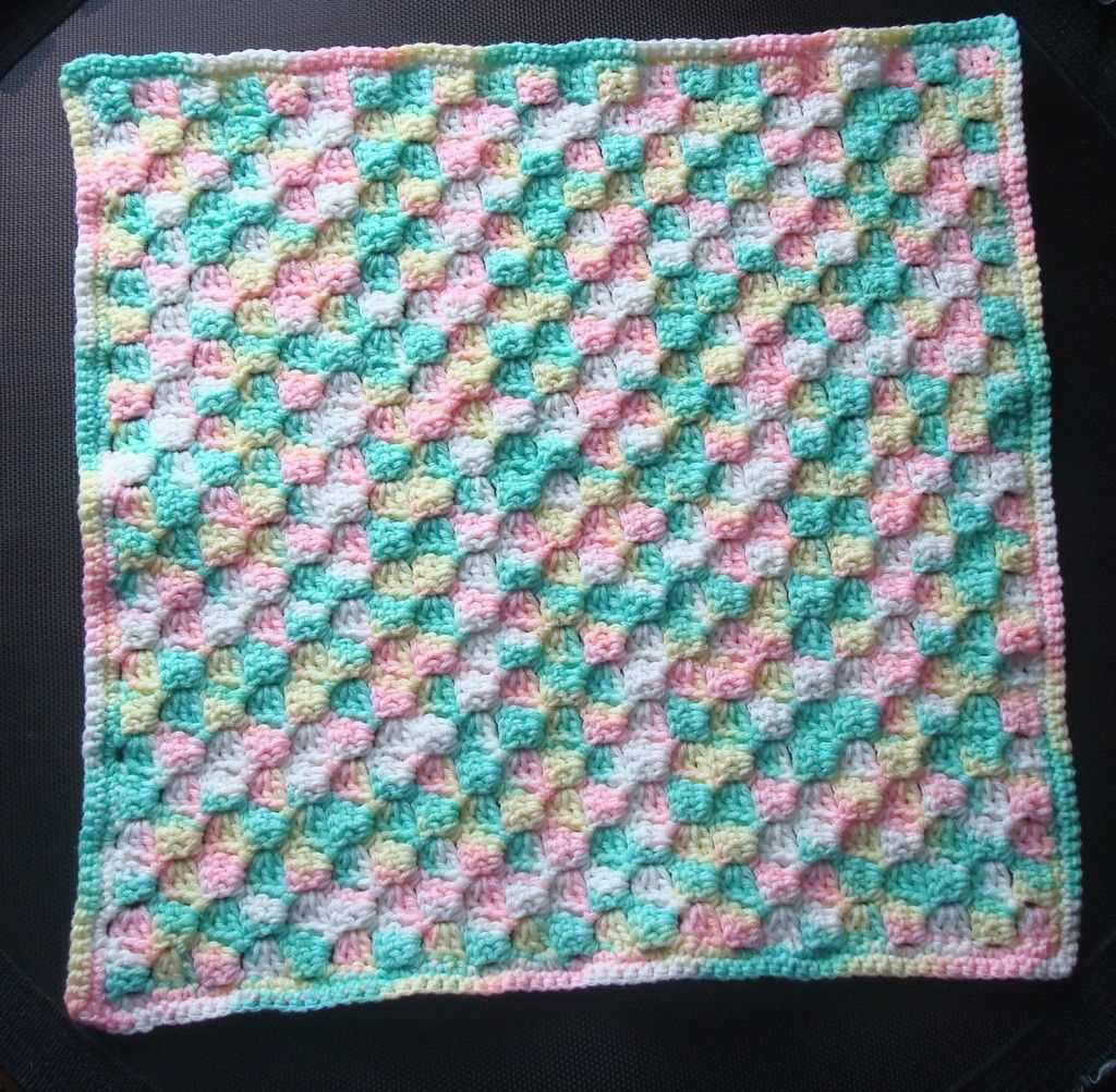 Knit corner to corner blanket pattern