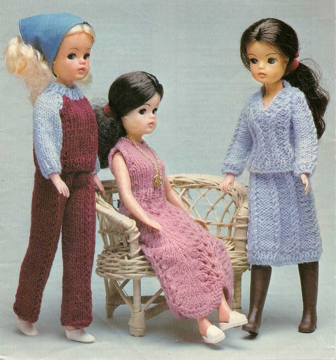 Vintage dolls clothes knitting patterns