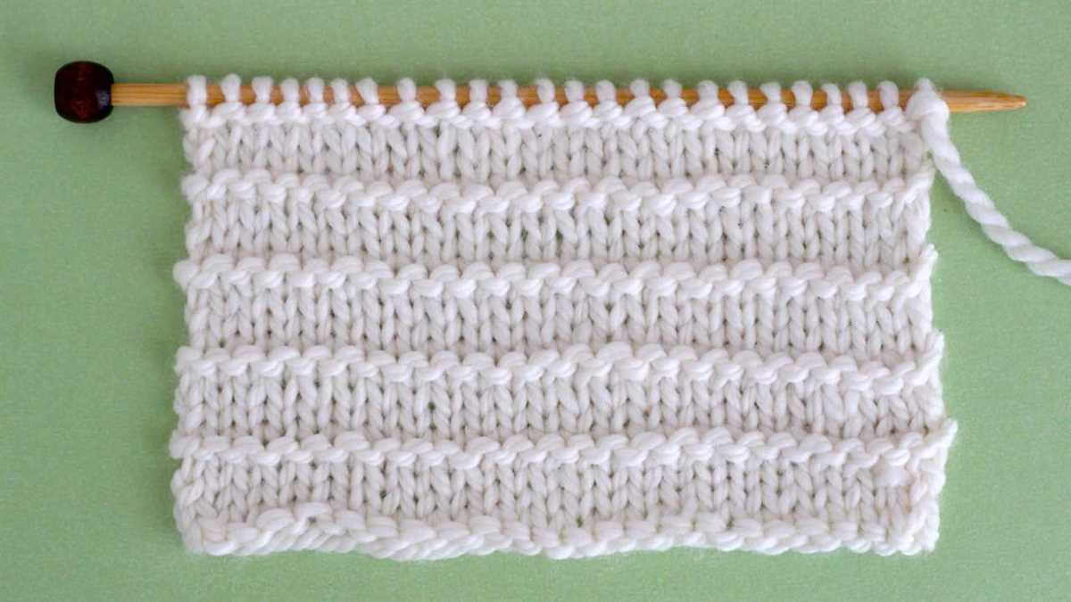 Easy knit purl stitch patterns