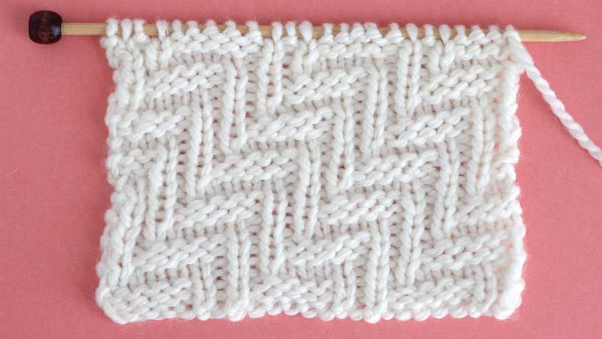 Easy knit purl stitch patterns