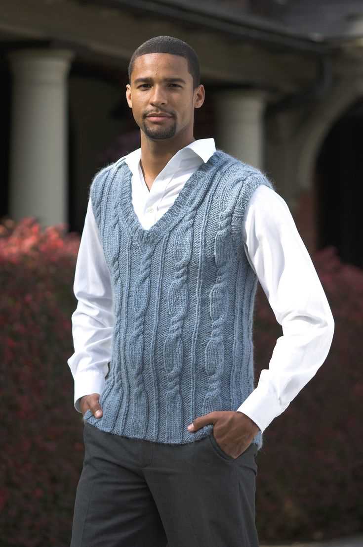 Knitting pattern for men's vest free