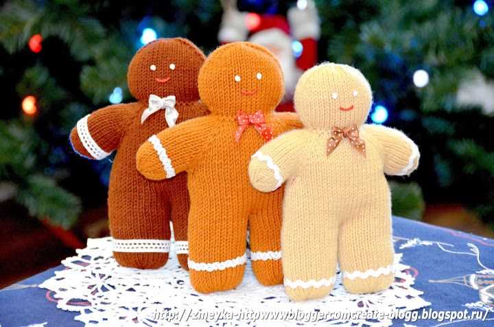 Free gingerbread knitting pattern