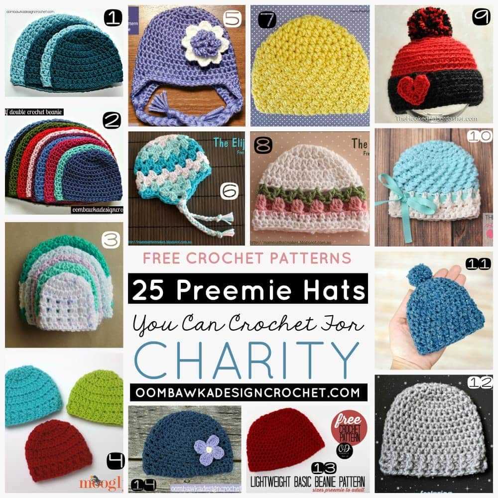 Free knitting hat patterns for charity