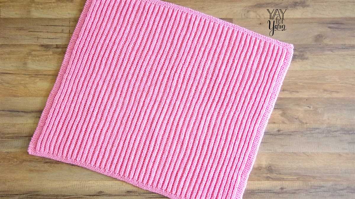 Easy free baby blanket knitting patterns