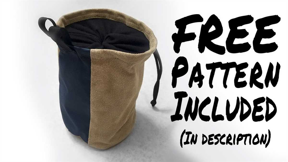 A Step-by-Step Guide to Creating Your Own Knit Chalk Bag - Get Crafty with this Simple Pattern Knit chalk bag pattern