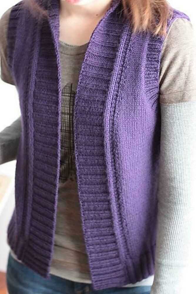 Knitting patterns free vest