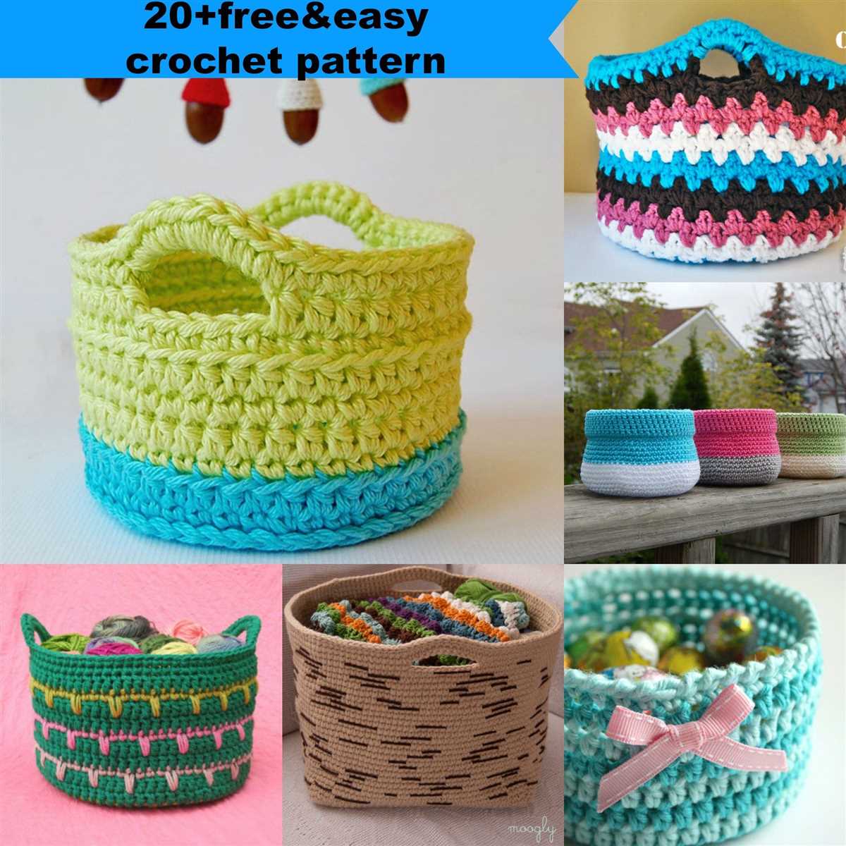 Free knitting patterns for baskets