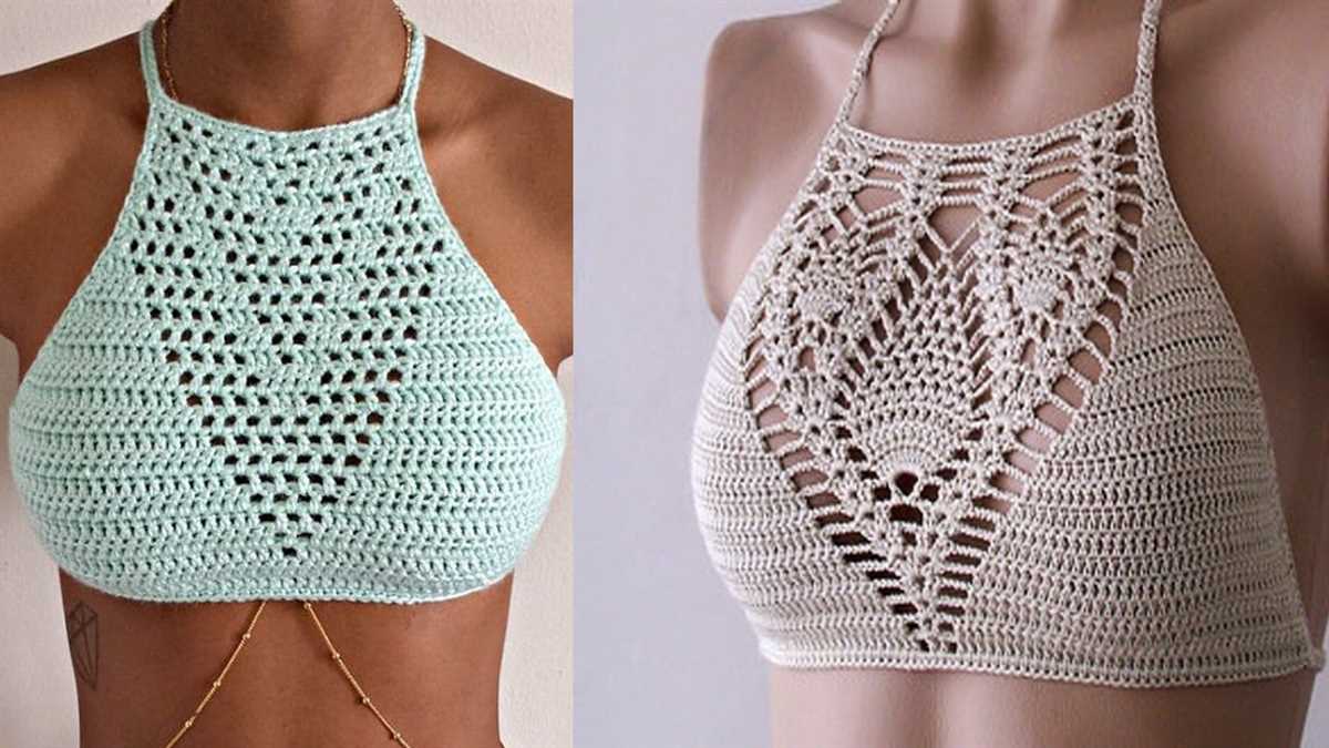 Crop top knit pattern