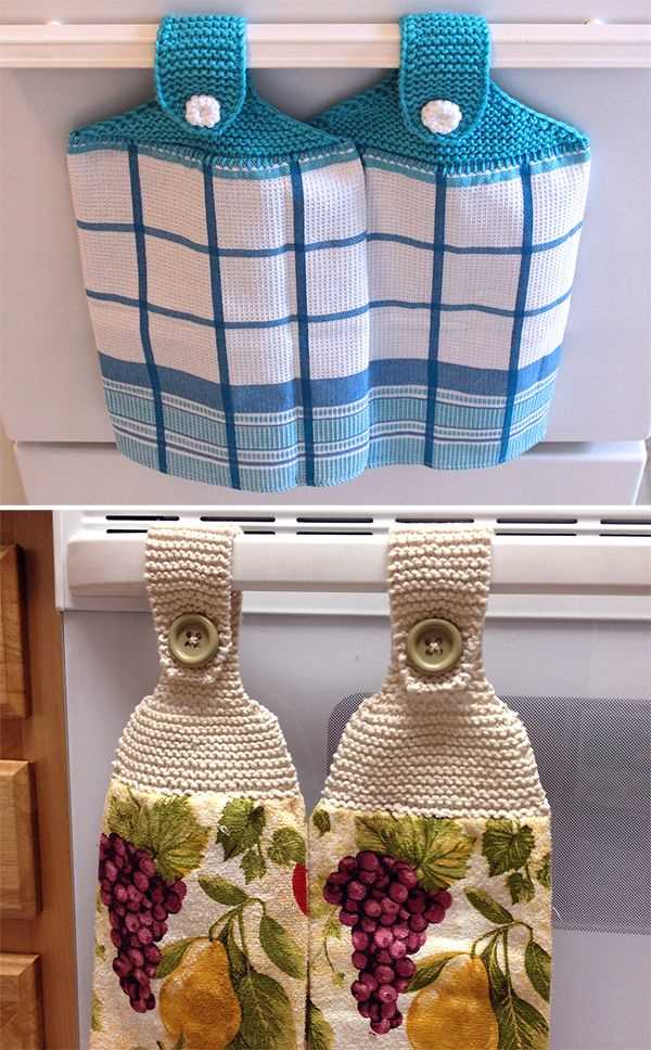 Tea towel topper knit pattern