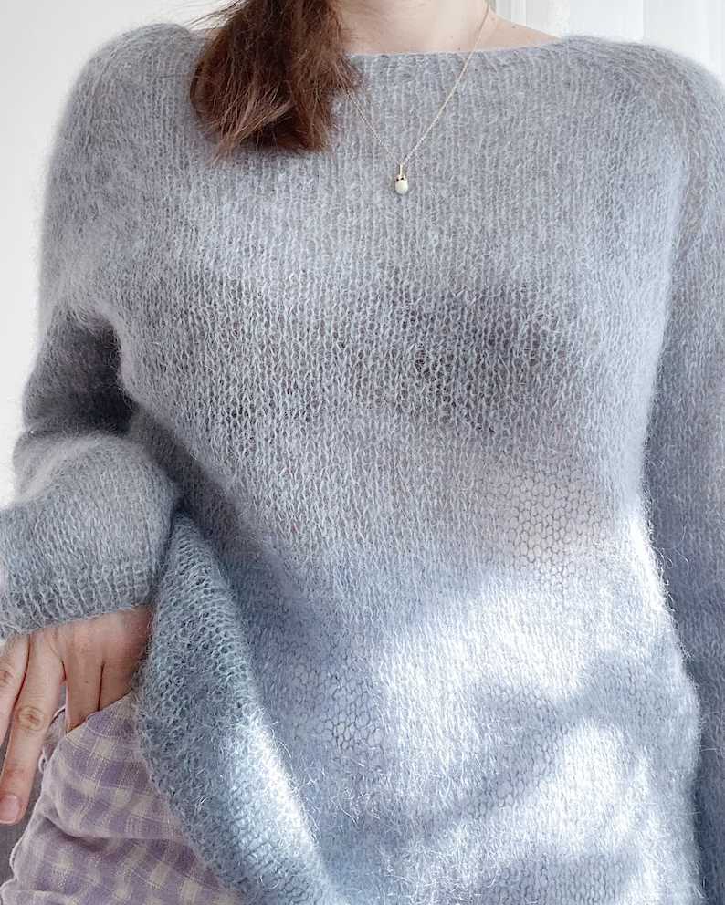 Create Your Own Mohair Sweater with This Knitting Pattern Knitting pattern mohair sweater