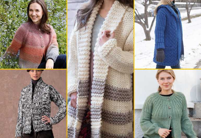 Knitted coat patterns for ladies