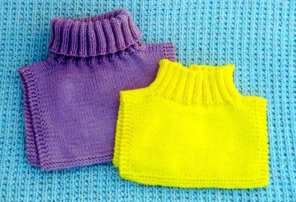 Knit dickey pattern