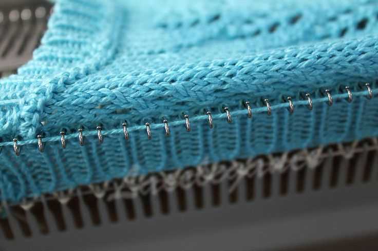 Single bed machine knit sock pattern