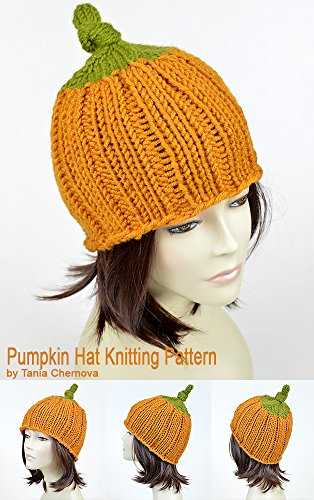 Knitted pumpkin hat pattern