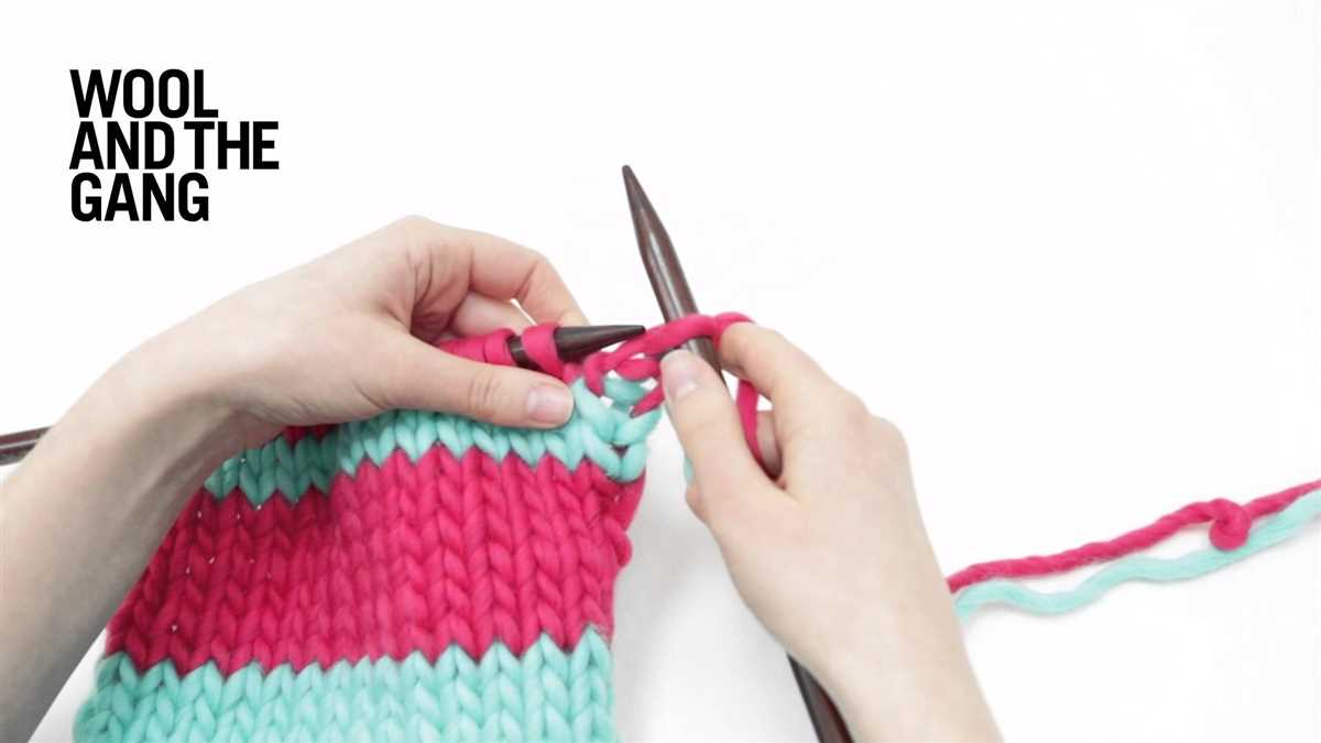 How to knit a patterned scarf