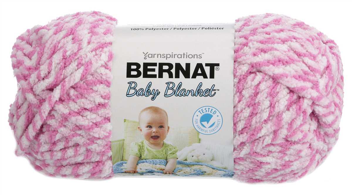 Bernat baby blanket knit pattern