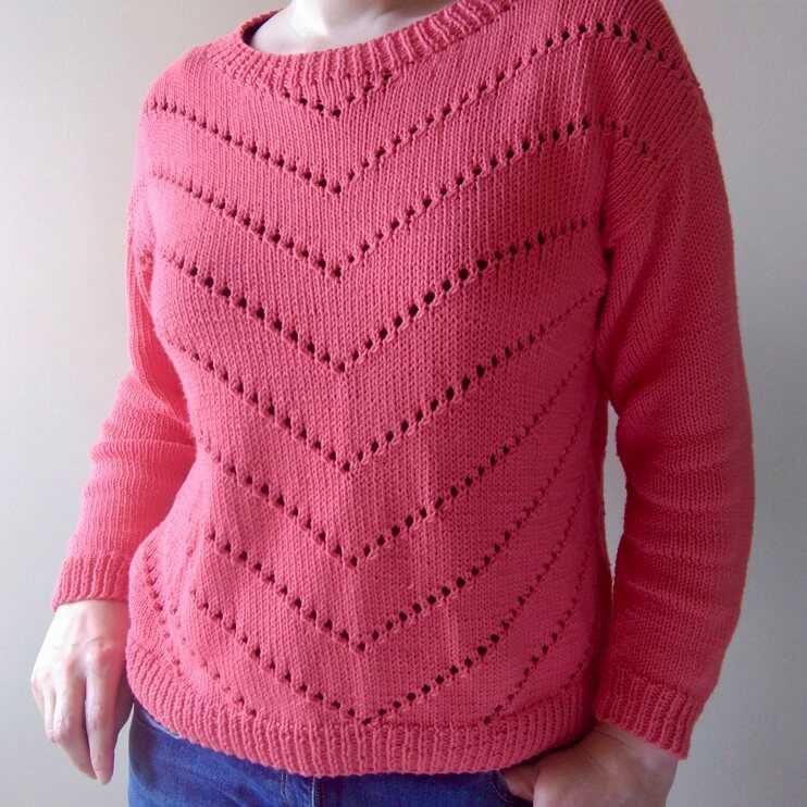 Boxy top knitting pattern