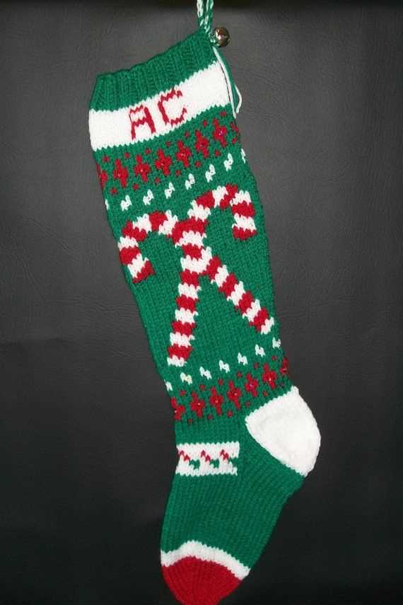 Hand knit christmas stocking patterns
