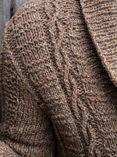 Shawl cardigan knitting pattern