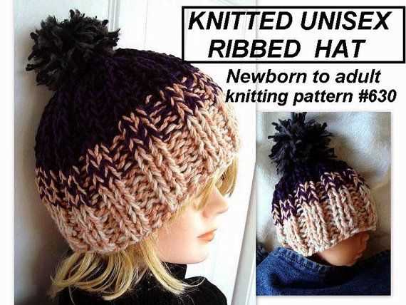 Knitted hat patterns for teens