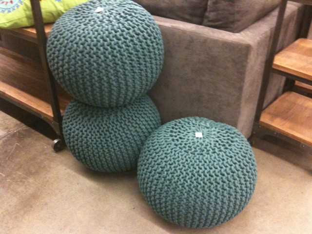 Diy knitted pouf pattern