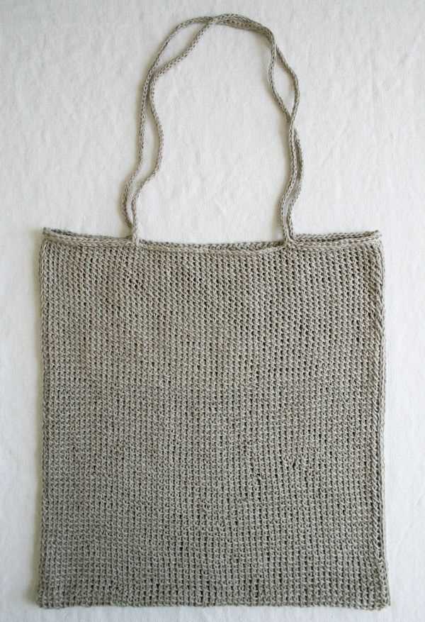 Knitted tote bag pattern free