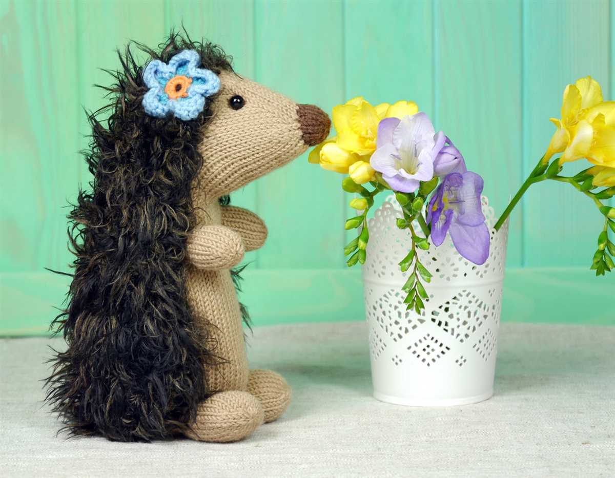 Hedgehog hat knitting pattern