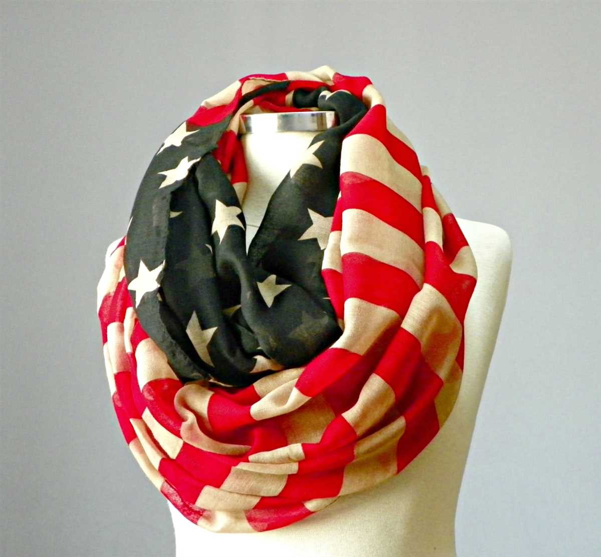 American flag scarf knitting pattern