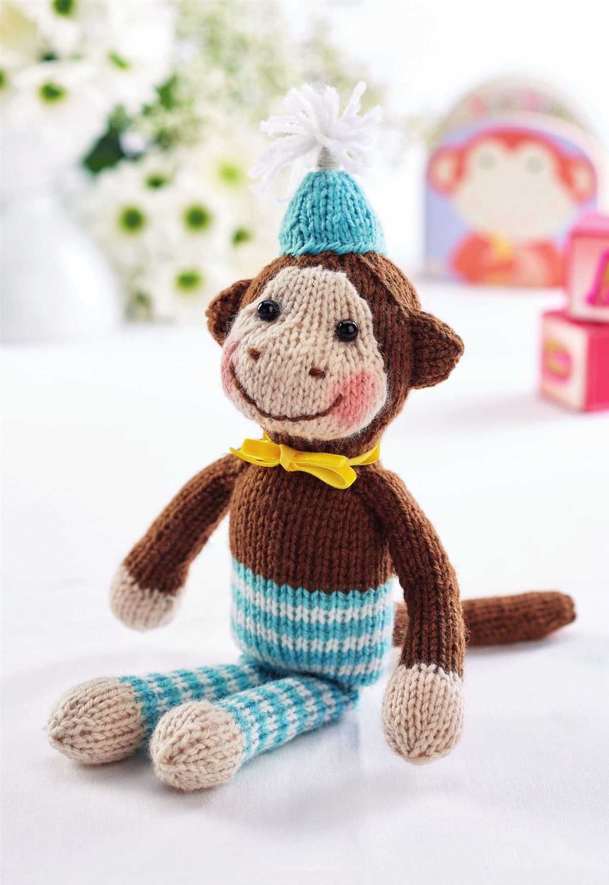 Knit monkey pattern