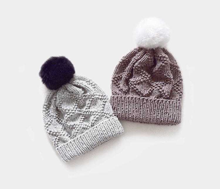 Knitting beanie pattern
