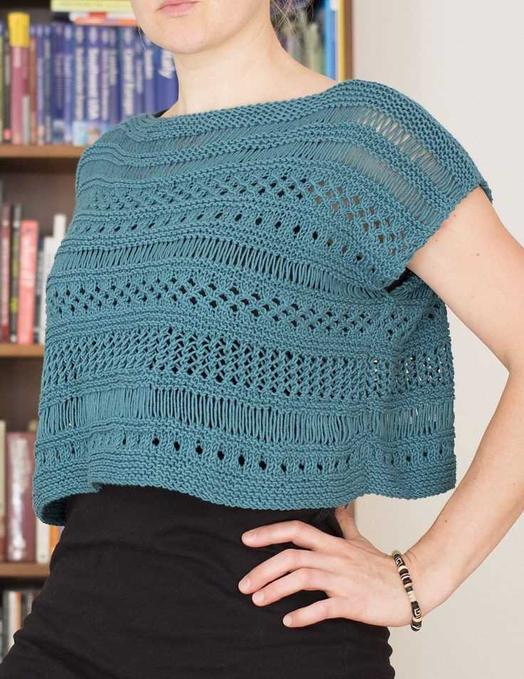 Boxy top knitting pattern