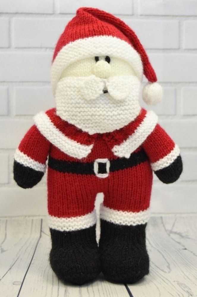 Knit santa pattern