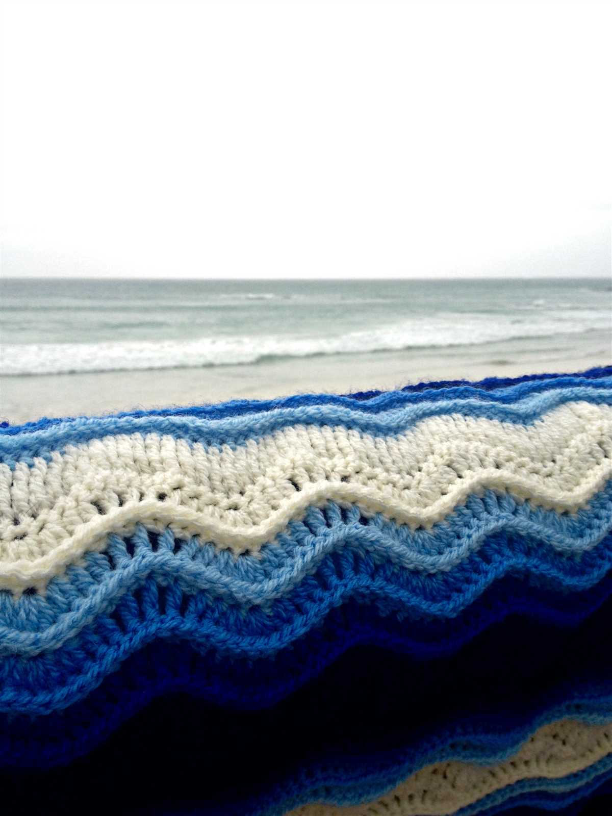 Knit ripple pattern