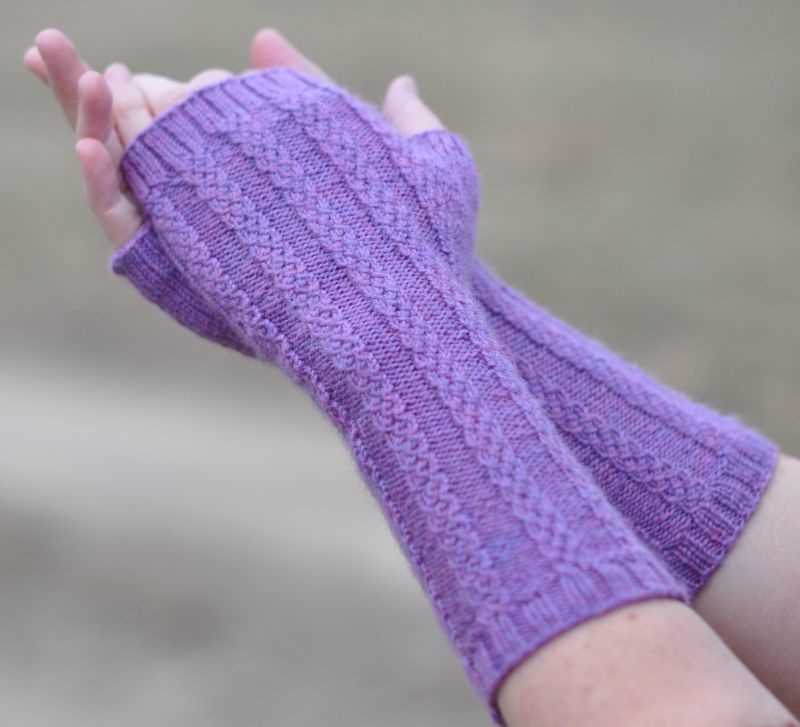 2 needle fingerless gloves knitting pattern