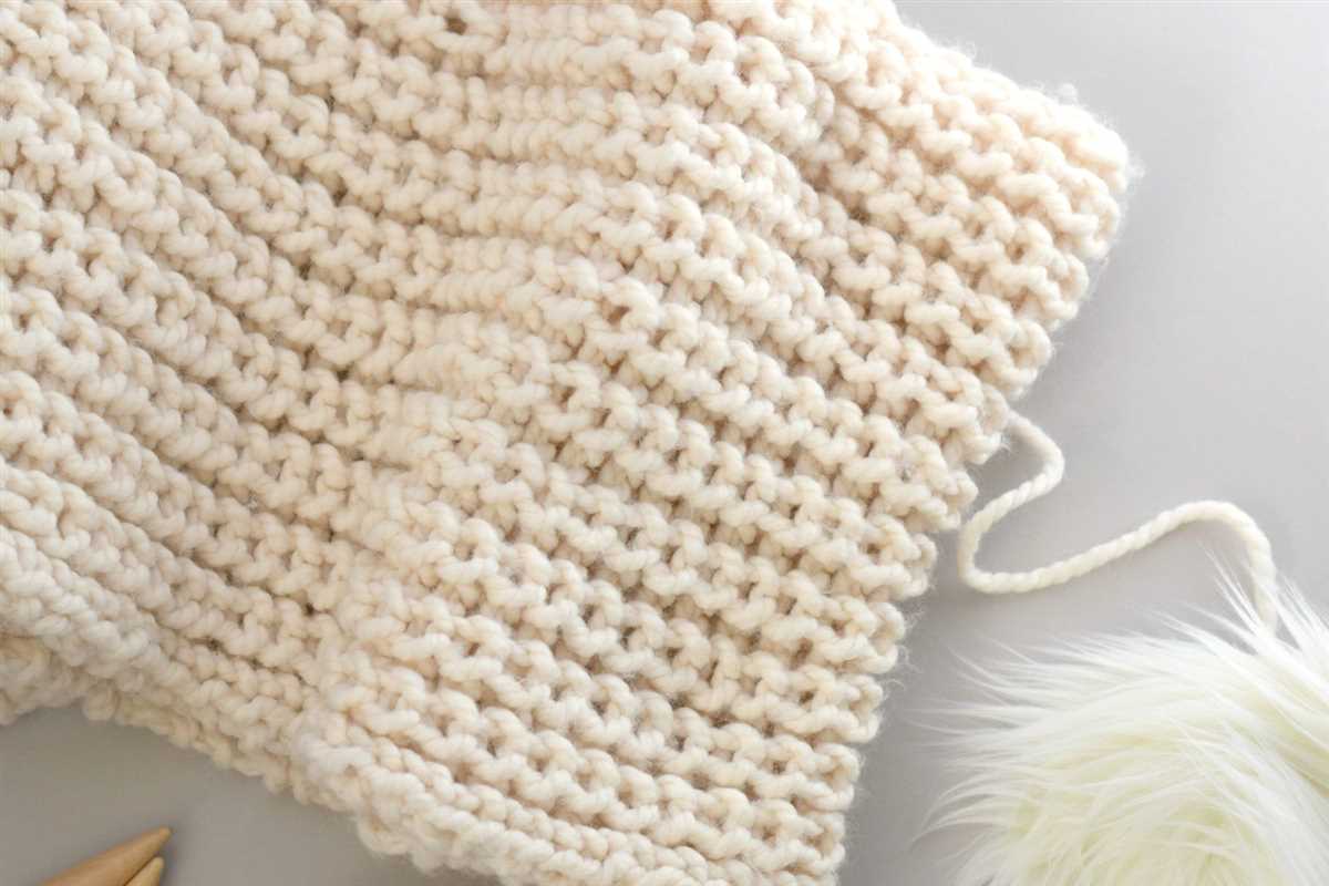 Knit one purl one scarf pattern