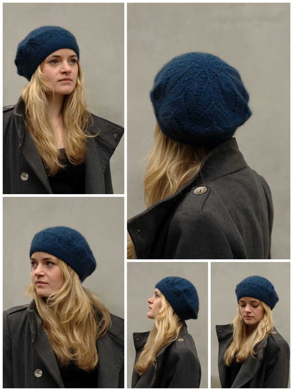 Lace beret knitting pattern free