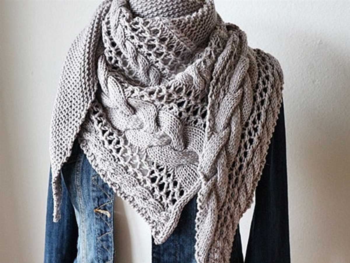 Free chunky shawl knitting patterns