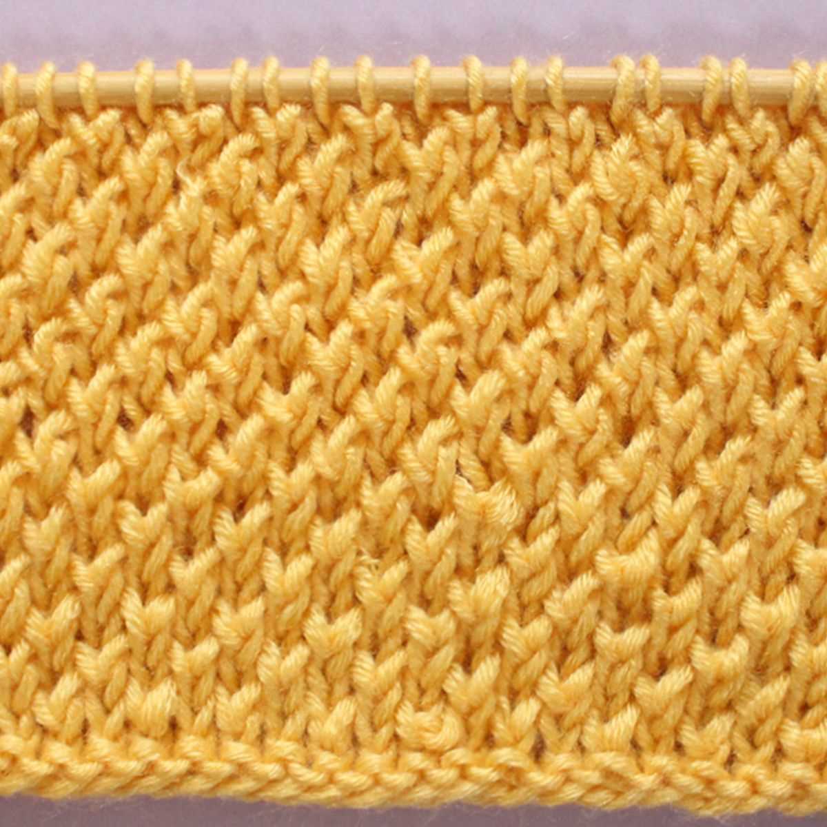 Bee stitch dishcloth knit pattern