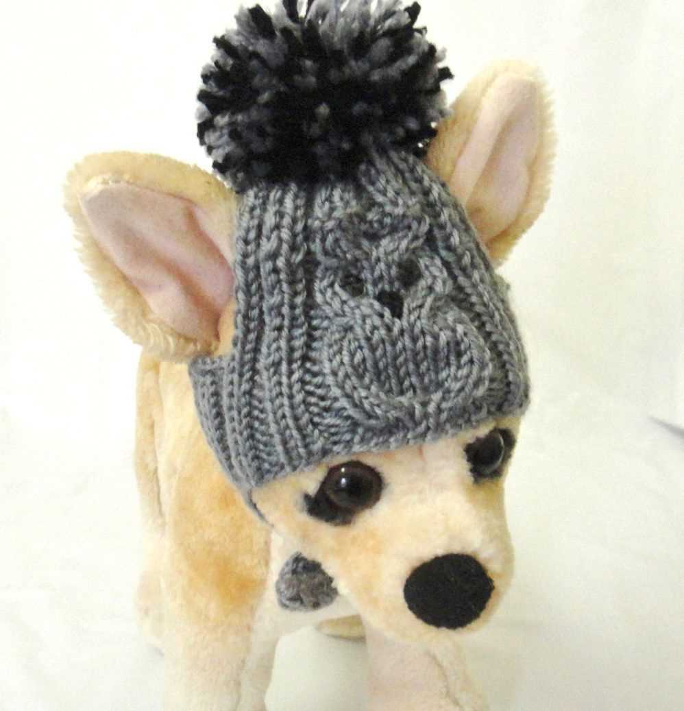 Knitted hats for dogs free pattern