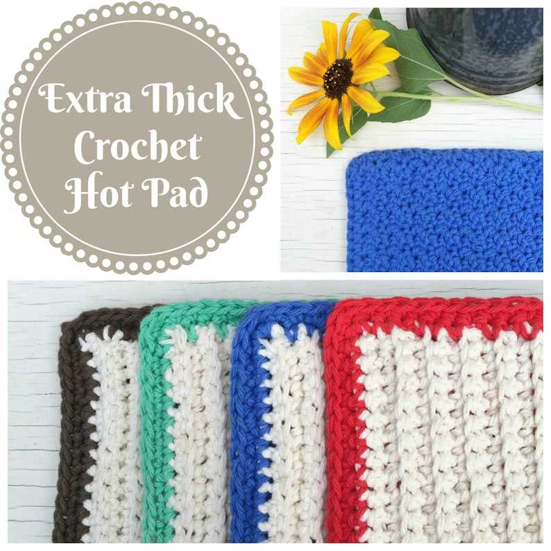 Knit hot pad pattern