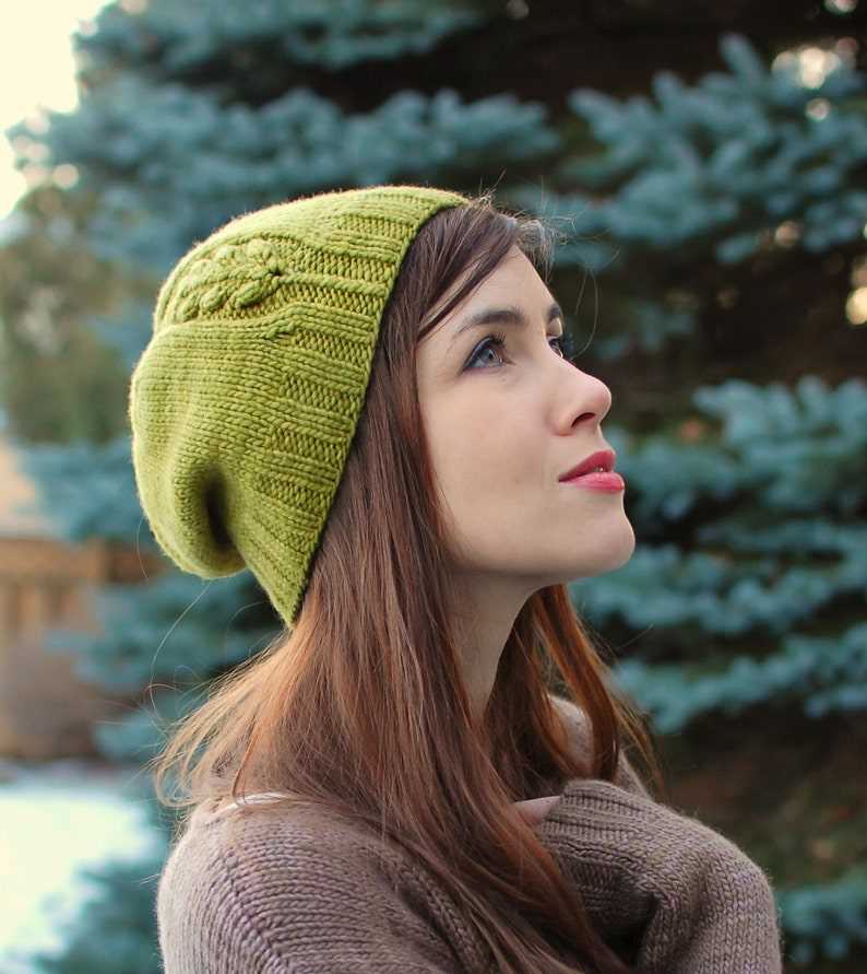 Knitted trapper hat pattern