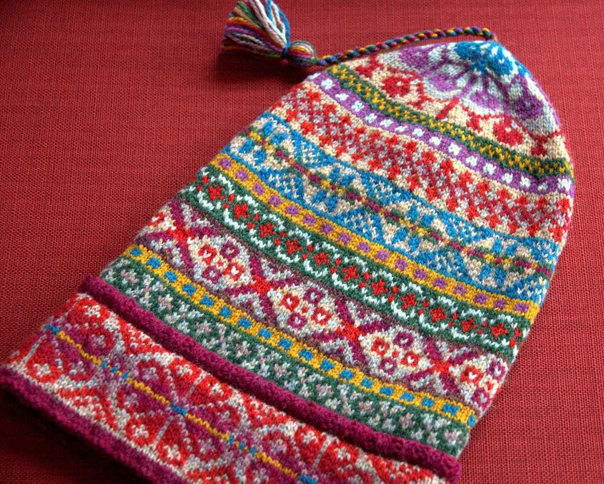 Fair isle fisherman's kep knitting pattern