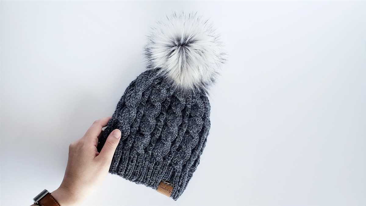 Free knitted cable hat pattern