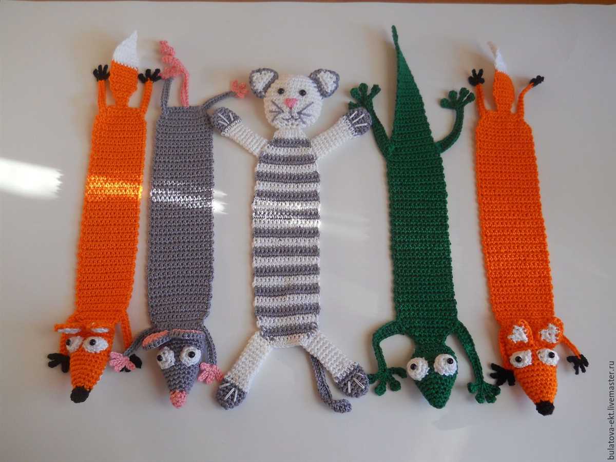 Knit bookmark pattern