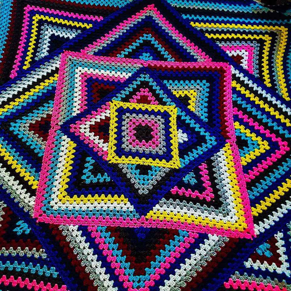 Kaleidoscope knitting patterns