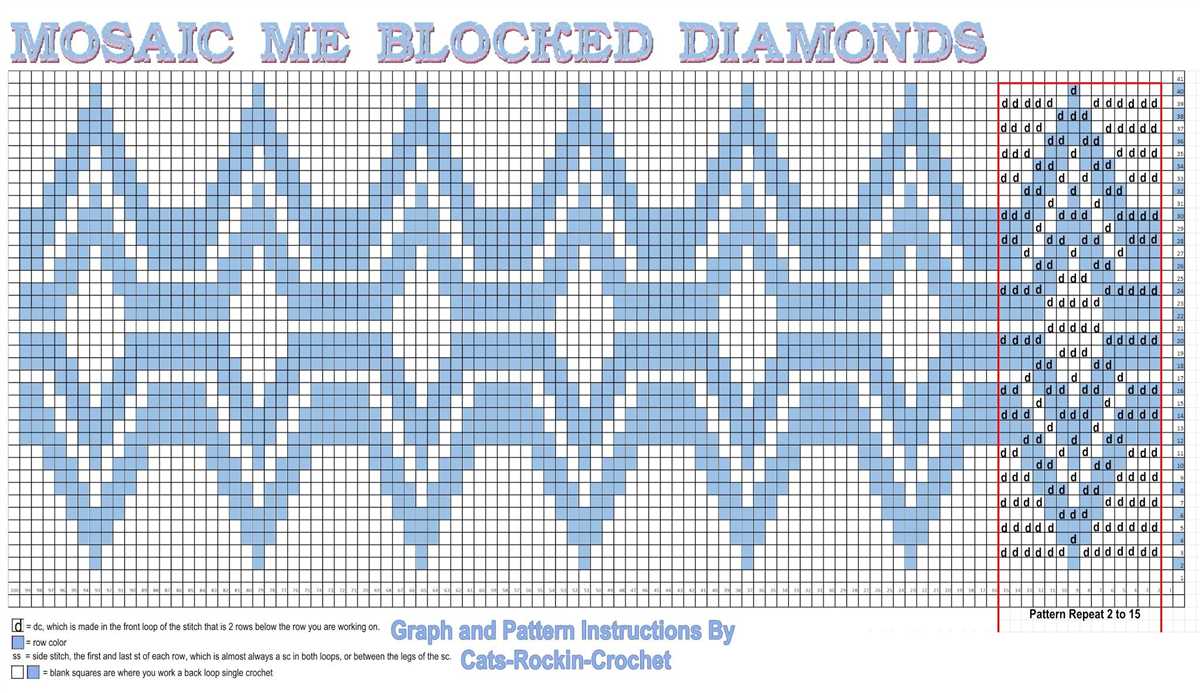 How to design mosaic knitting patterns
