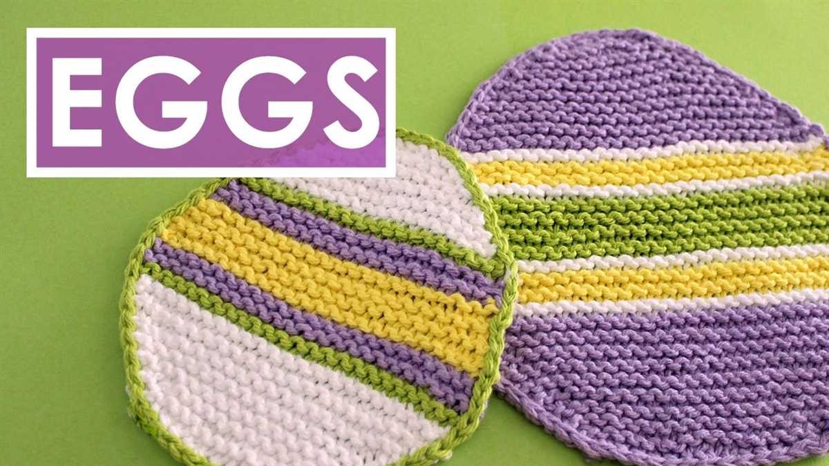 Knitted creme egg covers pattern